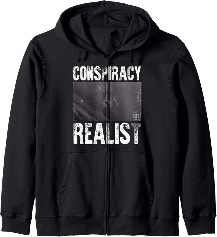 Verschwörung Realist Shirt UFO USA Regierung Geschenk Kapuzenjacke