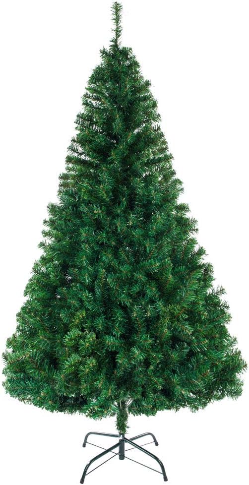LEADZM 180/210/240cm Künstlicher Weihnachtsbaum, Tannenbaum künstlich mit Metallständer, Christbaum,