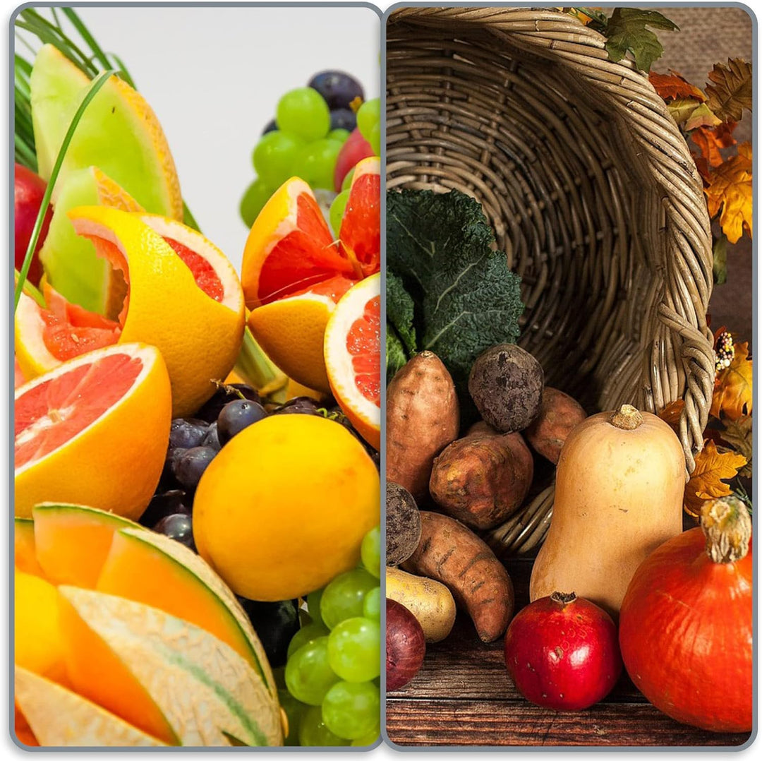 COM-FOUR® 2x Kartoffelpresse - Handpresse für Kartoffeln, Obst und Gemüse mit herausnehmbaren Siebei