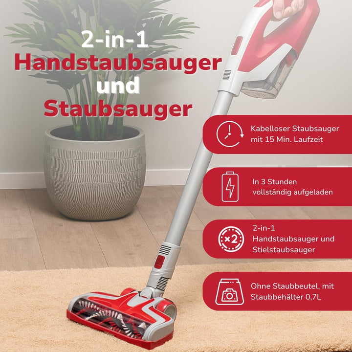 DIRT DEVIL 2-in-1 Akku-Staubsauger DD9003, 150W, DD9003