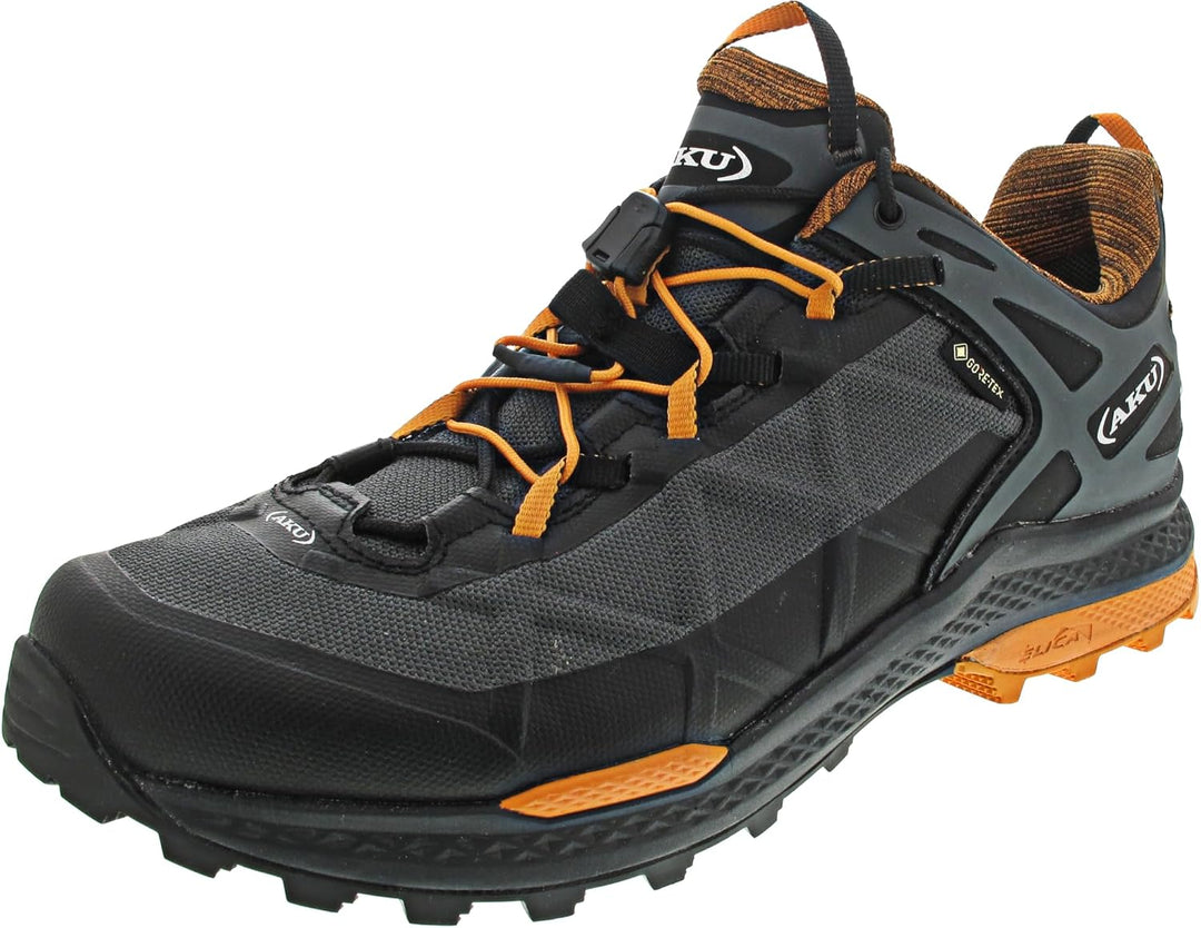 AKU Rocket DFS GTX, Wanderschuhe für Herren (Schwarz - Orange, Numeric_46)