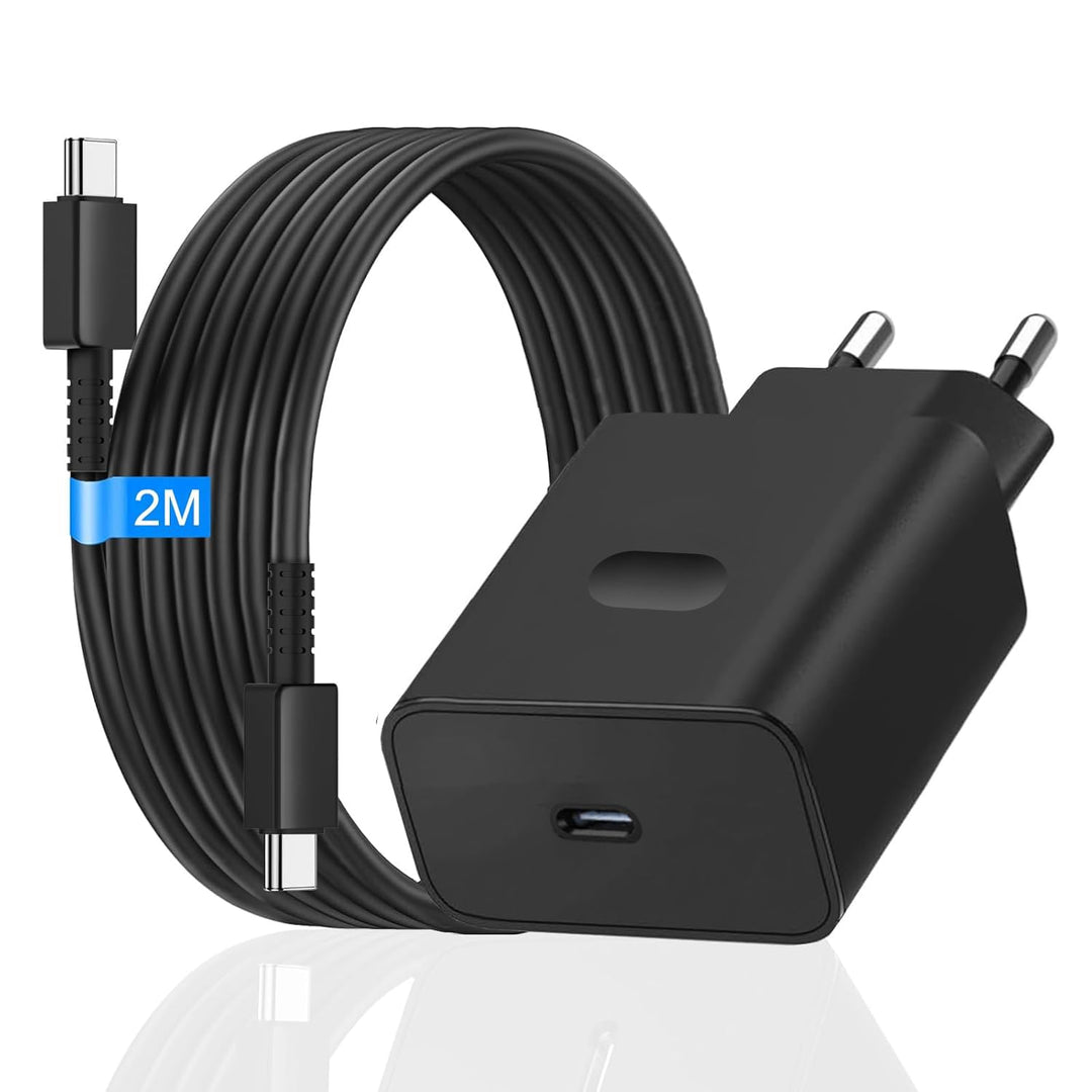 45W USB C Ladegerät Schnellladekabel für Samsung Galaxy S25 S24 S23 S22 S21 S20 fe Ultra S10 S9 S8 A