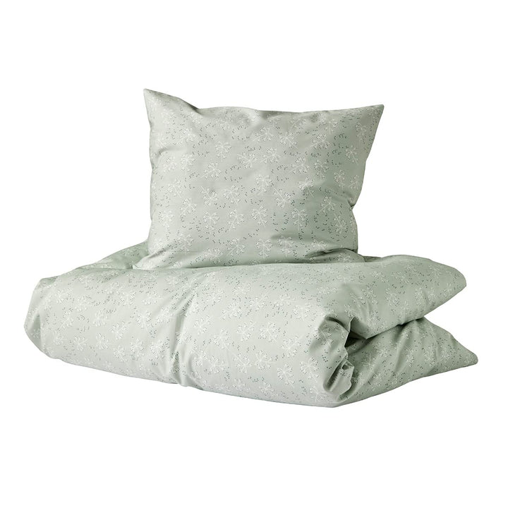 Leander Meadow Bettwäsche Juniorgrösse Masse 100 x 140 / Kissengrösse 40x45 cm - Farbe sage Green gr