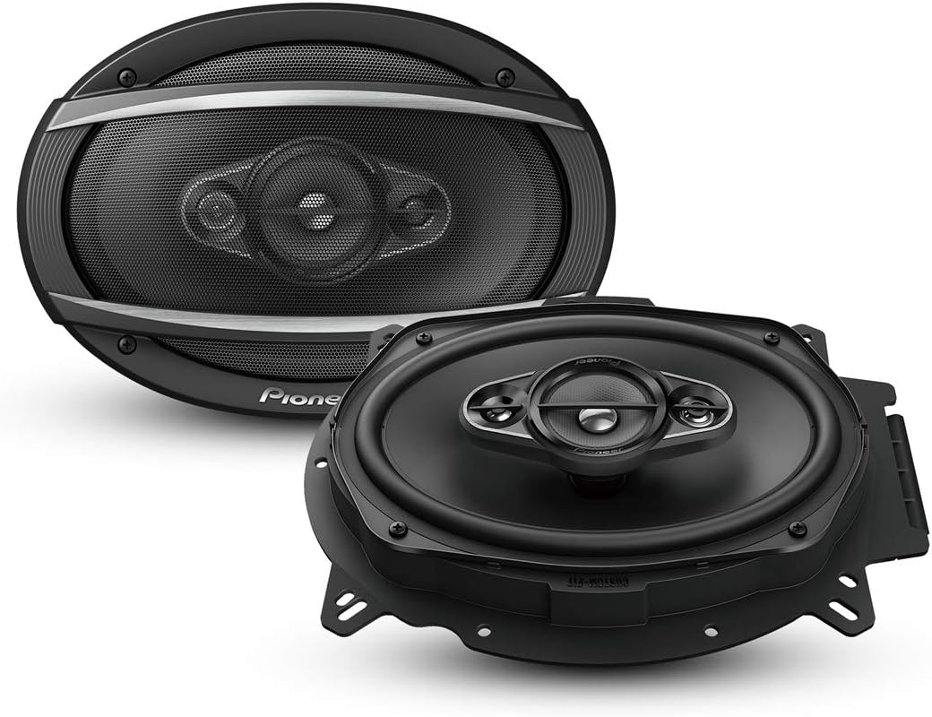 Pioneer TS-A6960F 6" x 9" (ca. 15x23 cm) 4-Weg-Koaxiallautsprecher Set mit 2 Lautsprechern (je 450W