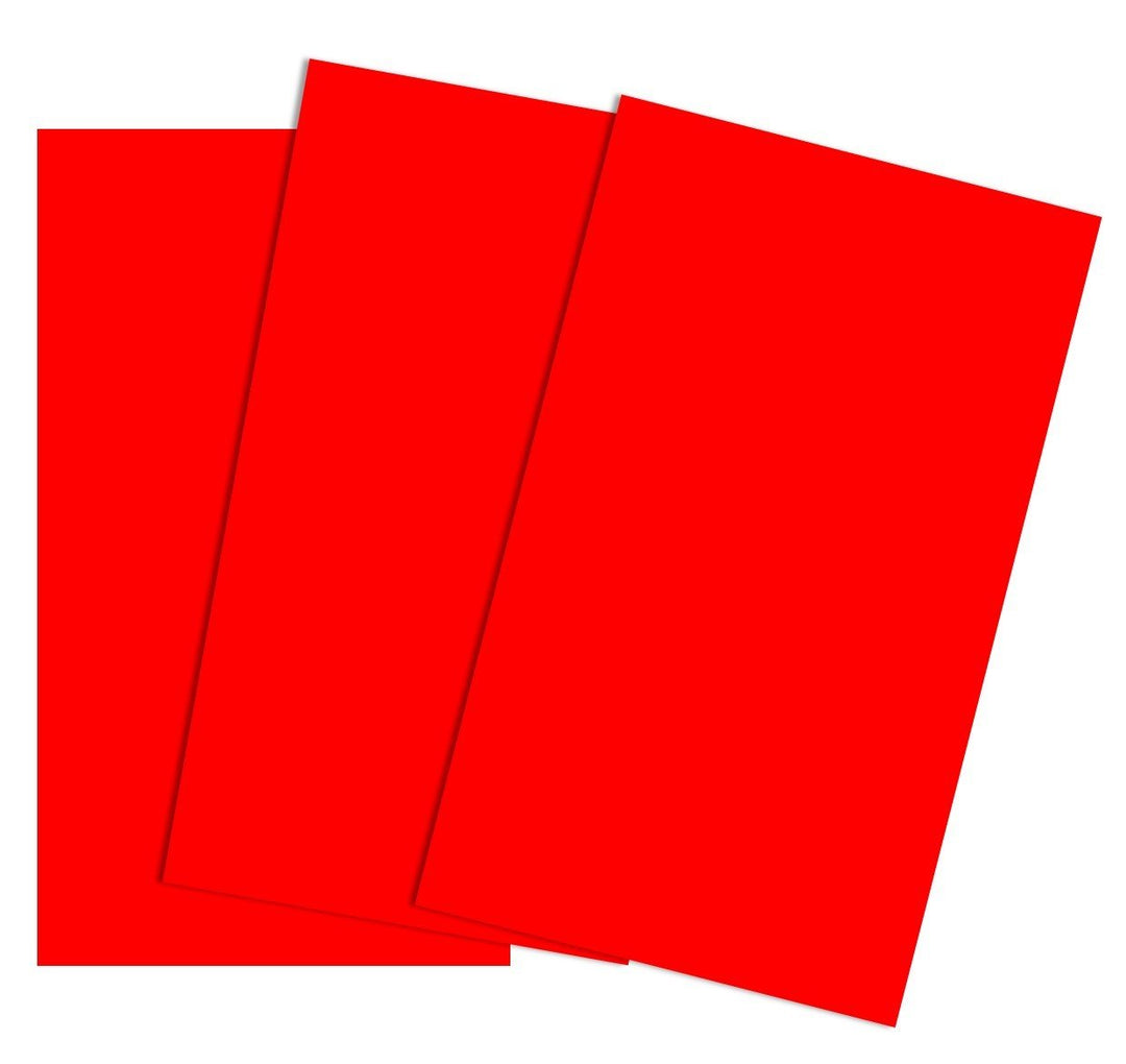 House of & Papier A2 220 gsm farbiger Karte – Rot (50 Stück Blatt)