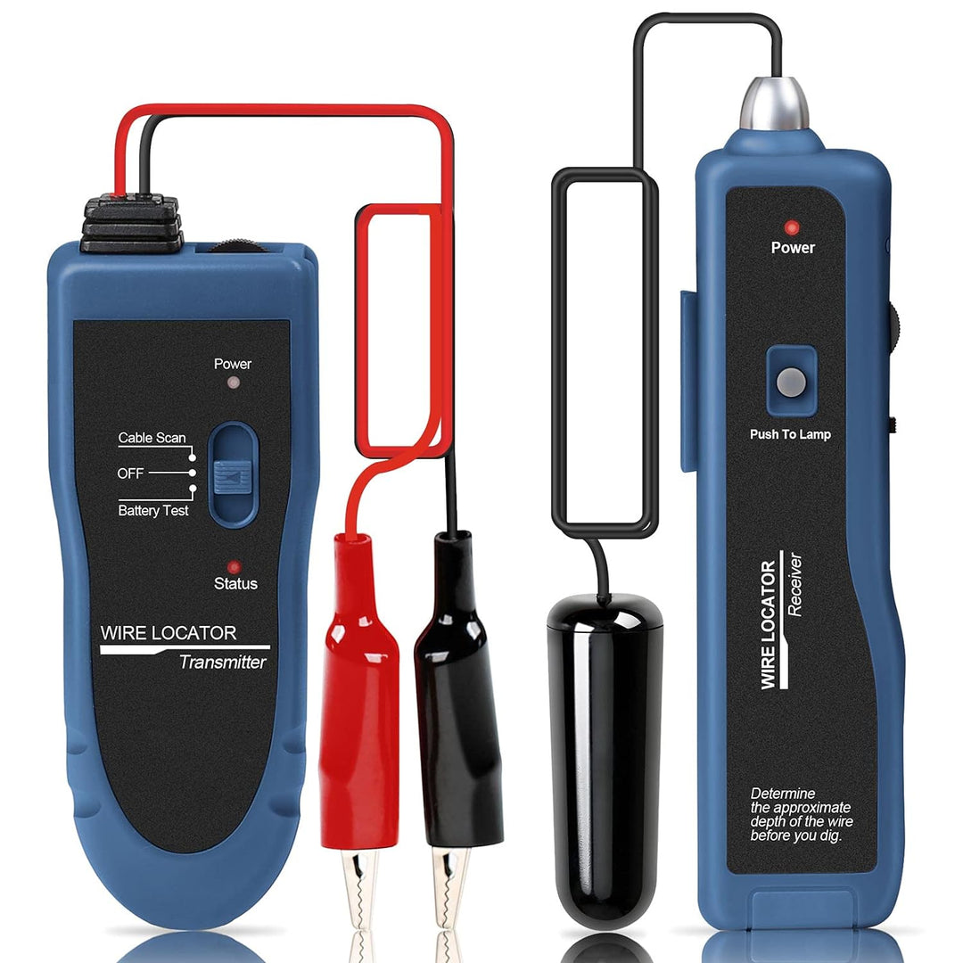Kolsol Unterirdischer Kabel-Locator, Kabeltester F02 Pro mit wiederaufladbarem 1100-mAh-Akku zum Lok