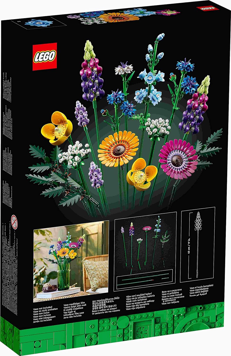 Lego 2er Set: 10311 Orchidee & 10313 Wildblumenstrauss