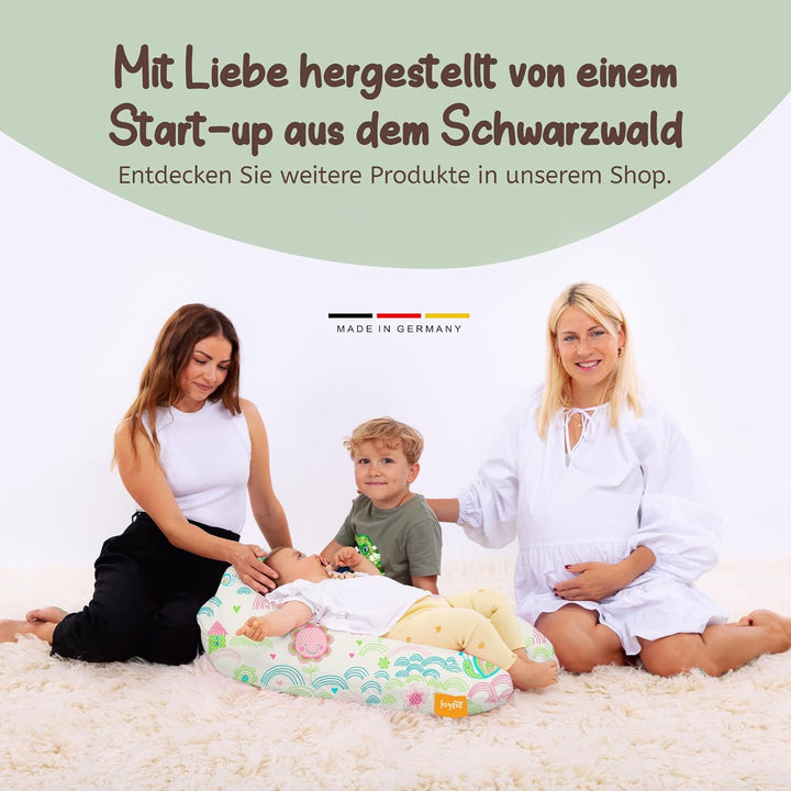 joyfill Stillkissen I Von Hebammen Getestet I XXL Schwangerschaftskissen &amp; Seitenschläferkissen I La