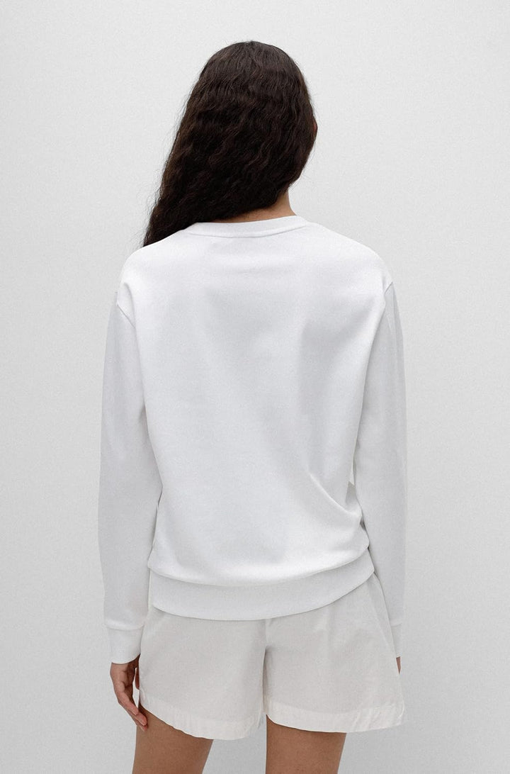 HUGO Damen The Sweater Sweatshirt M White100, M White100