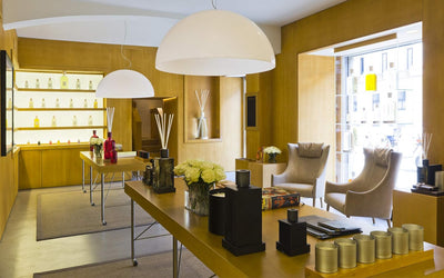 Culti Milano-Diffusor, Grün, 500 ml, Duft: The, Sencha und Gayac-Holz, Brenndauer 3 Monate, Meterwar