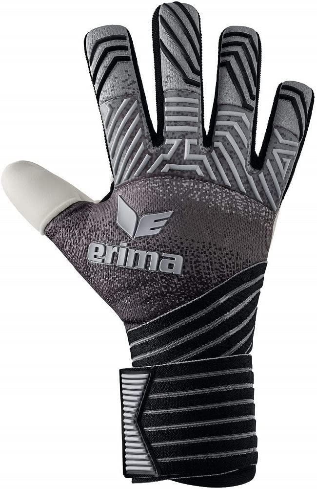 Erima Erwachsene Flex Rd Pro Torwarthandschuhe 8 schwarz/grau/weiss, 8 schwarz/grau/weiss