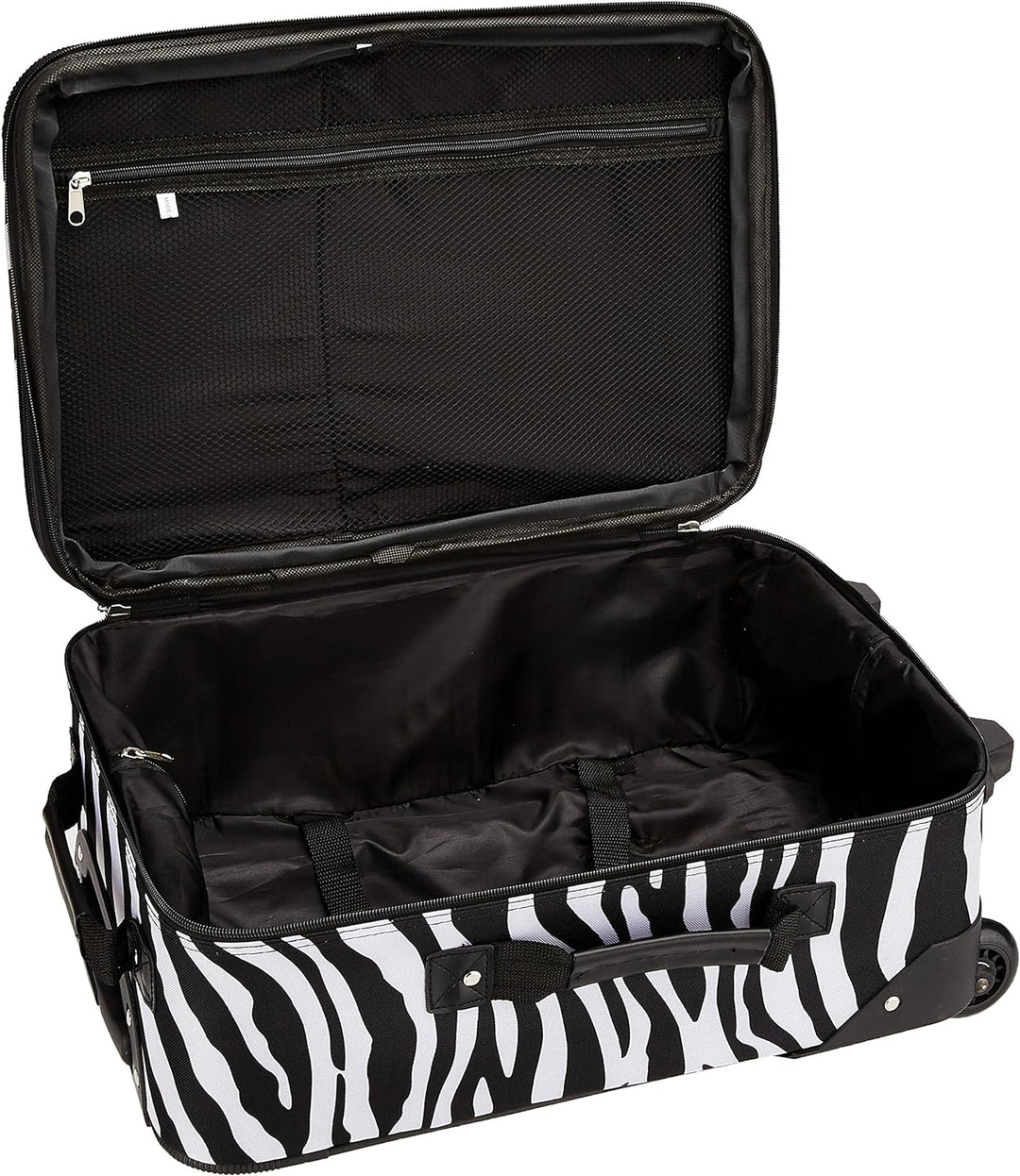 Rockland Fashion Softside Gepäck-Set, aufrecht stehend, Zebra, Einheitsgrösse, Fashion Softside Gepä