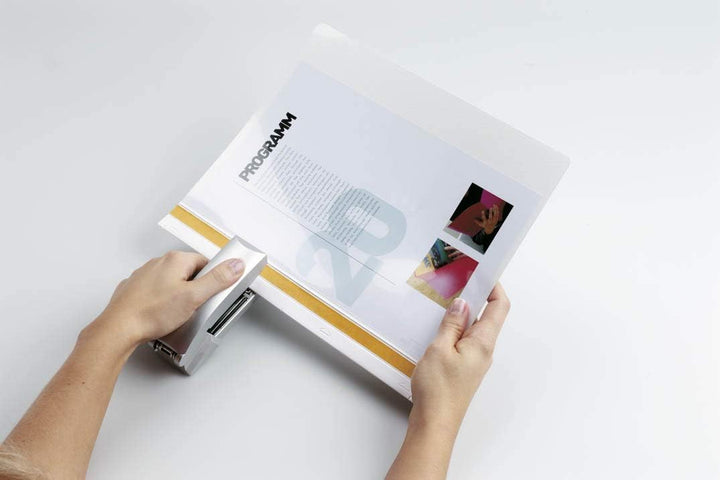 Durable Durabind Sichthefter mit Bindesystem für 30 Blatt A4, 25 Stück, grau, 225010, grau