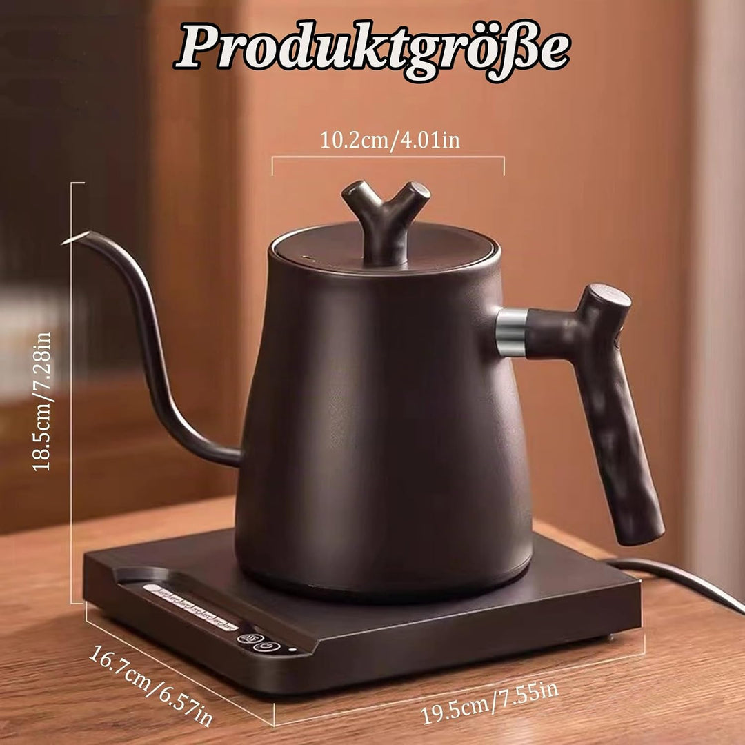 Smart schwanenhals wasserkocher, Edelstahl Wasserkocher mit Temperatureinstellung, Gooseneck Kettle
