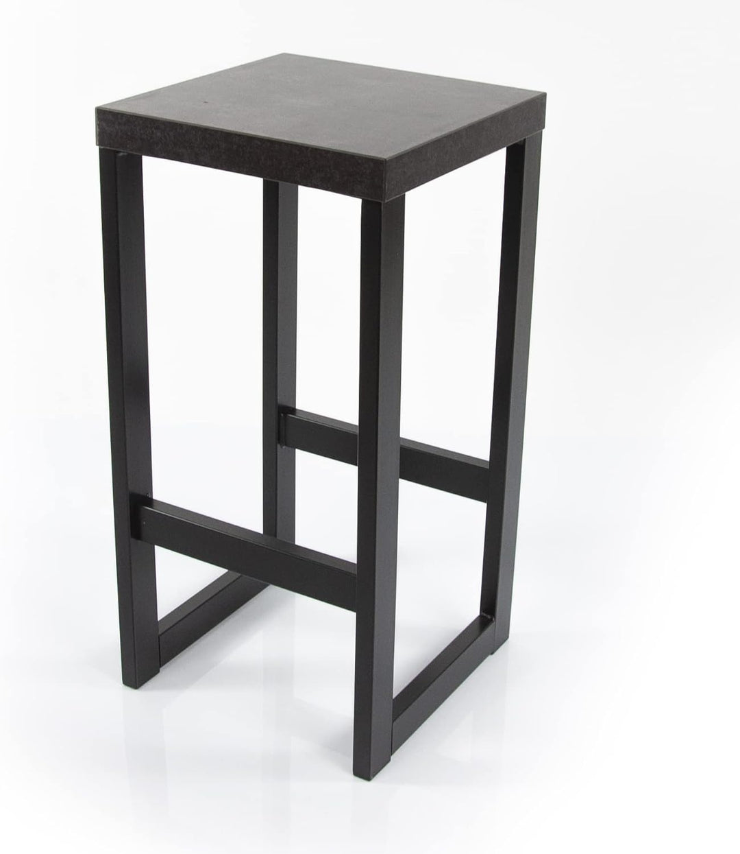 Magnetic Mobel Barhocker Barstuhl Tresenhocker Bistrohocker Designer Stahl Schwarz (Dunkler Beton, 6
