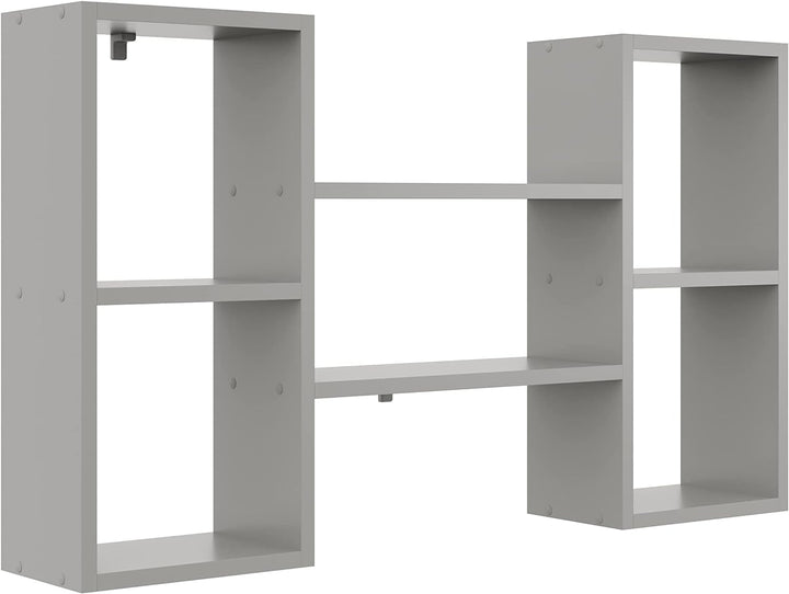 KUBUTKU Dekorativ Wandregal mit 5 Böden 102x60x18 Design Skandinavischer Modern für Wohnzimmer Küche
