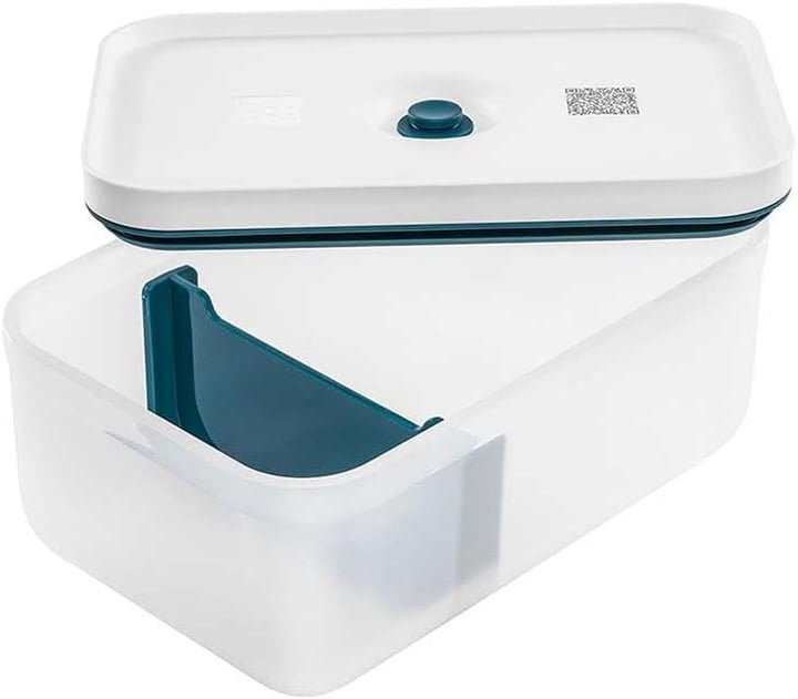 ZWILLING Fresh &amp; Save Vakuum Lunchbox, Grösse L, Kunststoff, Semitransparent-La Mer Semitransparent