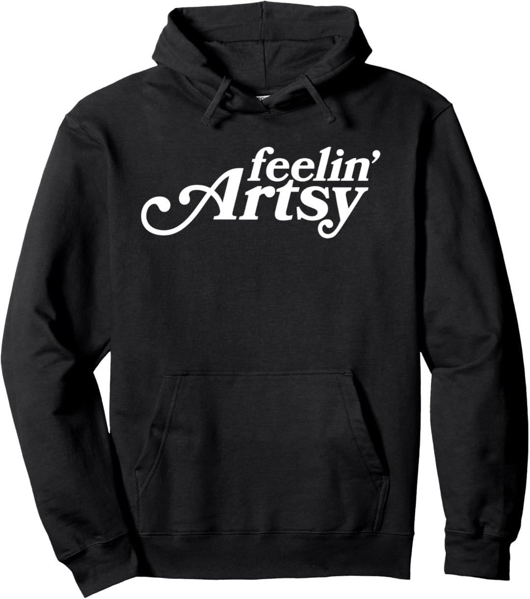 Feelin Artsy - 70s Inspired Boho Hippie Pullover Hoodie
