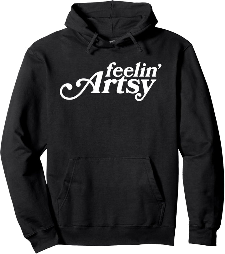 Feelin Artsy - 70s Inspired Boho Hippie Pullover Hoodie