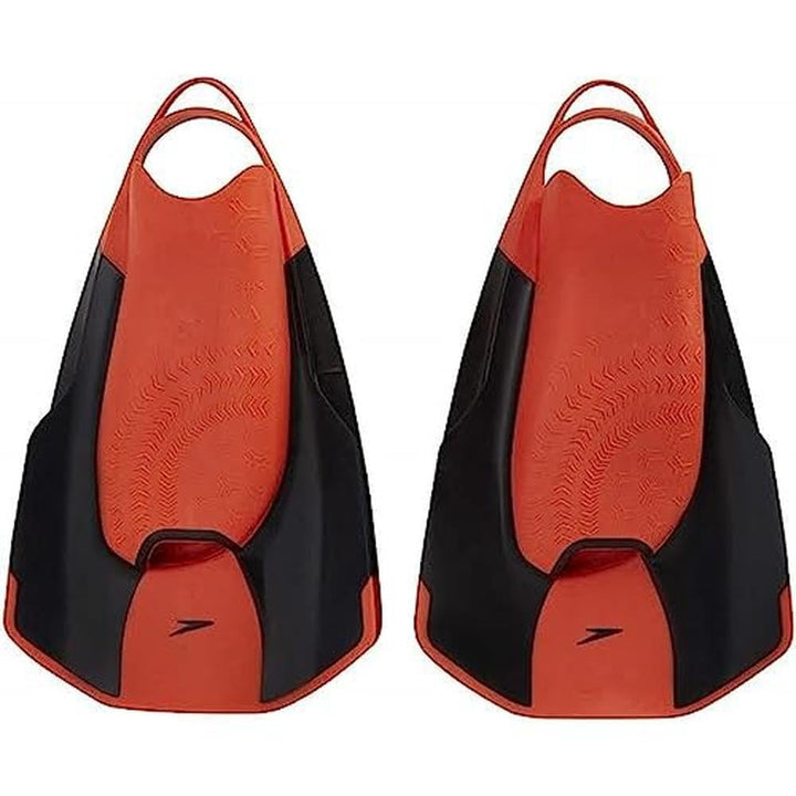 Speedo Unisex Erwachsene Fastskin Kickfin Kick Fin 5-6 Schwarz/Siren Rot, 5-6 Schwarz/Siren Rot