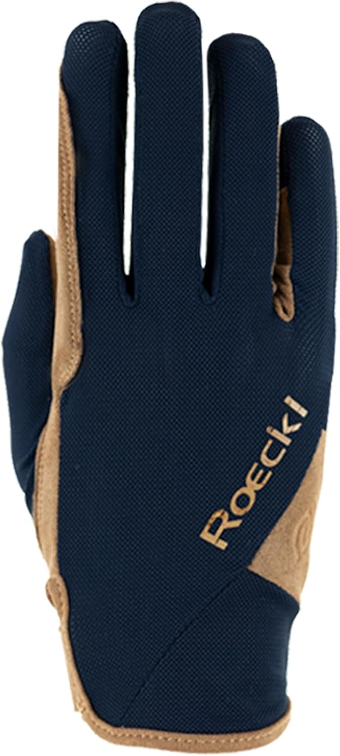 Roeckl Sports Reithandschuh MARENO, Freizeit Sommer Handschuh, 2 Farben, Grösse 6-11 6.5 Marine, 6.5
