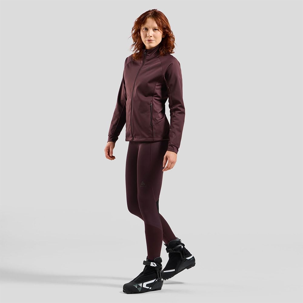 Odlo Damen Skijacke Damen Brensholmen I Skibekleidung I Winterjacke Ski Jacket XS fudge, XS fudge