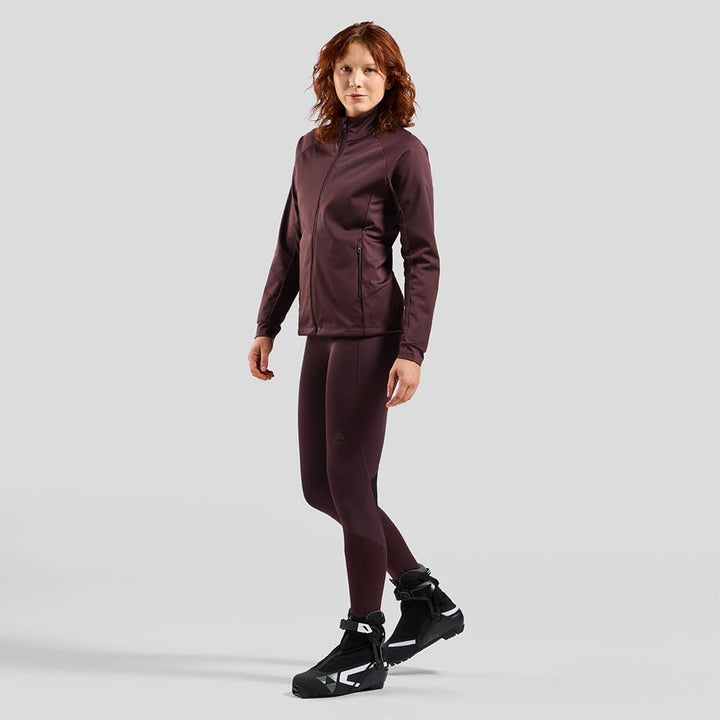 Odlo Damen Skijacke Damen Brensholmen I Skibekleidung I Winterjacke Ski Jacket XS fudge, XS fudge
