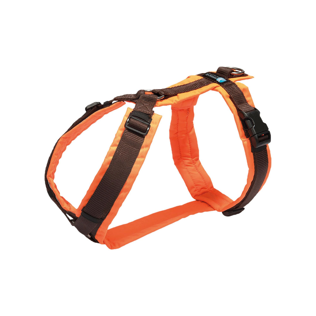 ANNYX Brustgeschirr Protect - Leuchtorange/braun Gr. S S - (1er Pack) leuchtorange/braun, S - (1er P