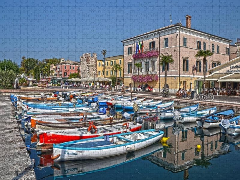 CALVENDO Puzzle Bardolino - Gardasee-Impressionen 1000 Teile Lege-Grösse 64 x 48 cm Foto-Puzzle Bild