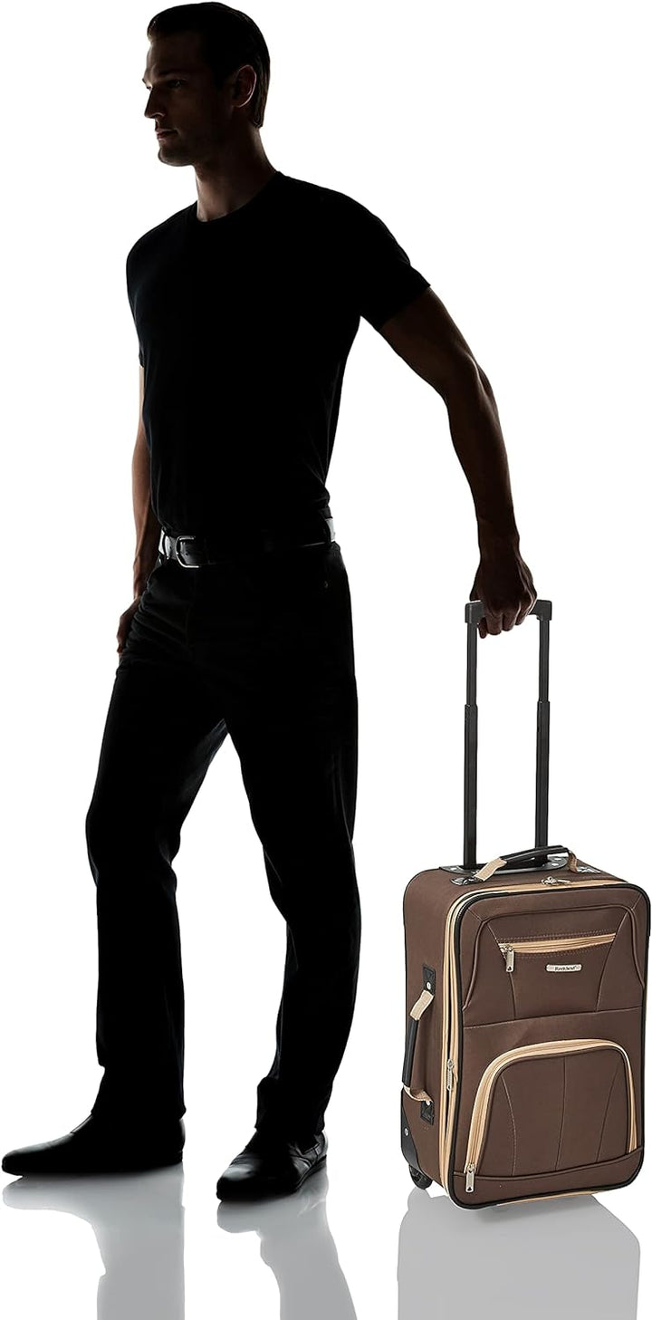 Rockland Fashion Softside Gepäck-Set, aufrecht stehend, braun, Einheitsgrösse, Fashion Softside Gepä