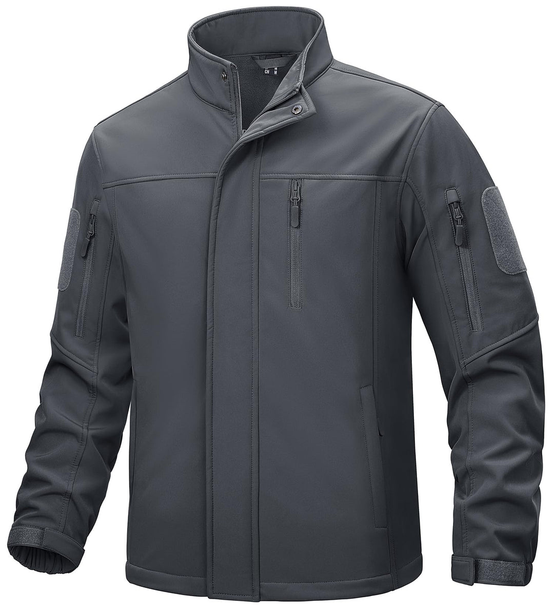 TACVASEN Herren Softshell Jacke Winddichte Warme Fleece Outdoorjacke Übergangsjacke mit Reissverschl