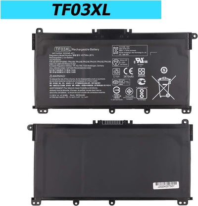 Vvsialeek Neu TF03XL TF03 HSTNN-IB7X 41.9Wh Ersatz Laptop Akku Kompatibel Für HP Pavilion 14-bp Pavi