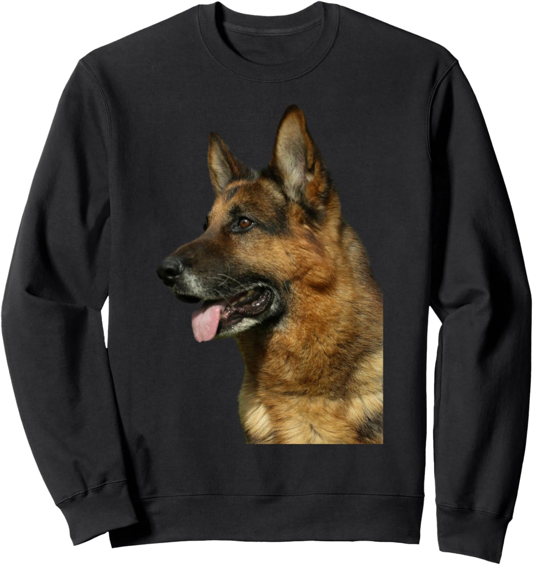 Deutscher Schäferhund Portrait Hochzucht Rüde Schäferhund Sweatshirt