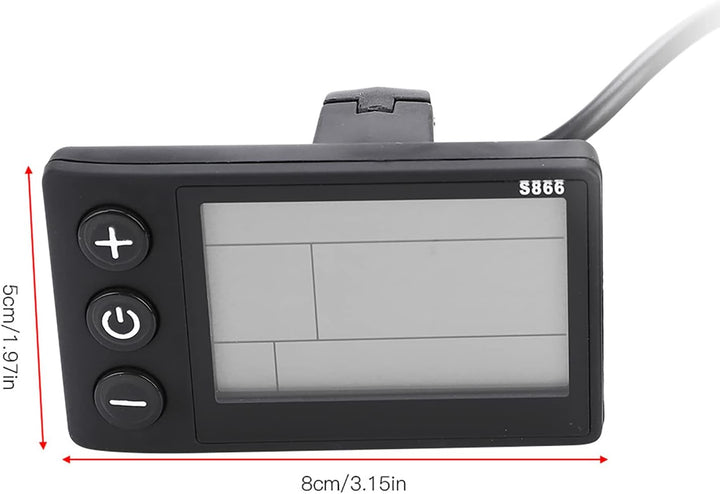 Eddwiin Bicycle Motor Controller 24V36V Wasserdichtes LCD Display Scooter Brushless Controller Kit f