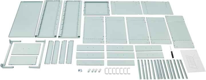 Mobiler Aktenschrank, Rollcontainer mit 7 Schubladen Metall-Nachttisch Schubladenschrank Rollschrank