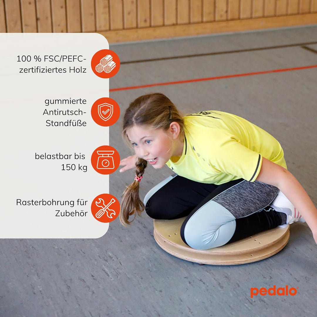 pedalo Kinderkarussell I Drehscheibe I Balance I Koordination I Rotation I Gleichgewichtstrainer