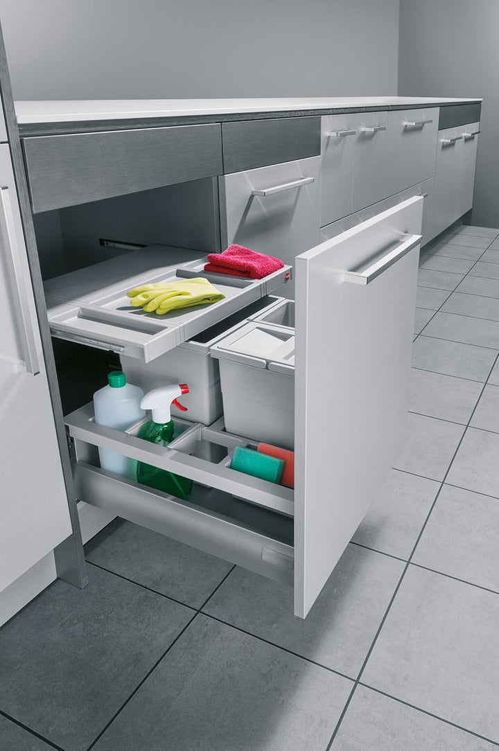 Hailo Separato K Küchen-Abfalleimer, Plastik, Grau, One Size
