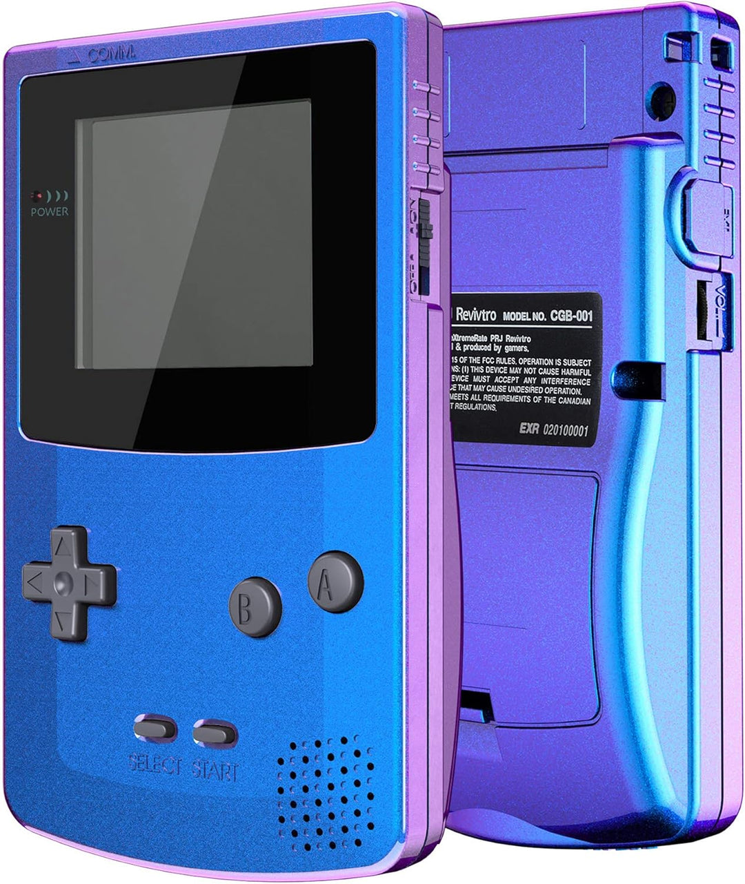 eXtremeRate IPS Ready Upgraded Case&Button für Gameboy Color, DIY-Ersatz Full Hülle Gehäuse Set für