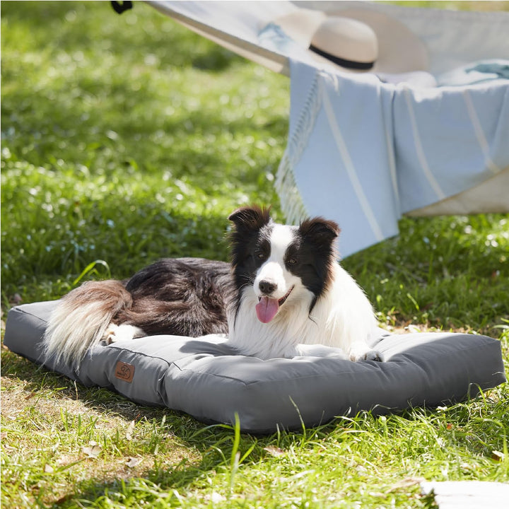 BEDSURE Hundekissen grosse Hunde waschbar - 111x89cm hundematratze wasserdicht XXL für grosse, mitte