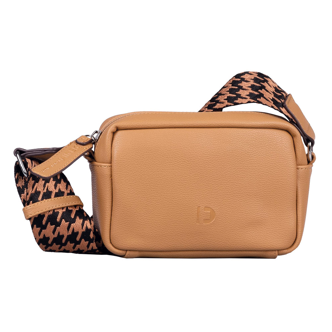 TOM TAILOR Damen Denim Bags Abbie Umhängetasche Handtasche Mittelgross Braun Camel, Camel