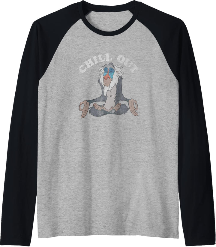 Disney Lion King Rafiki Chill Out Meditation Raglan