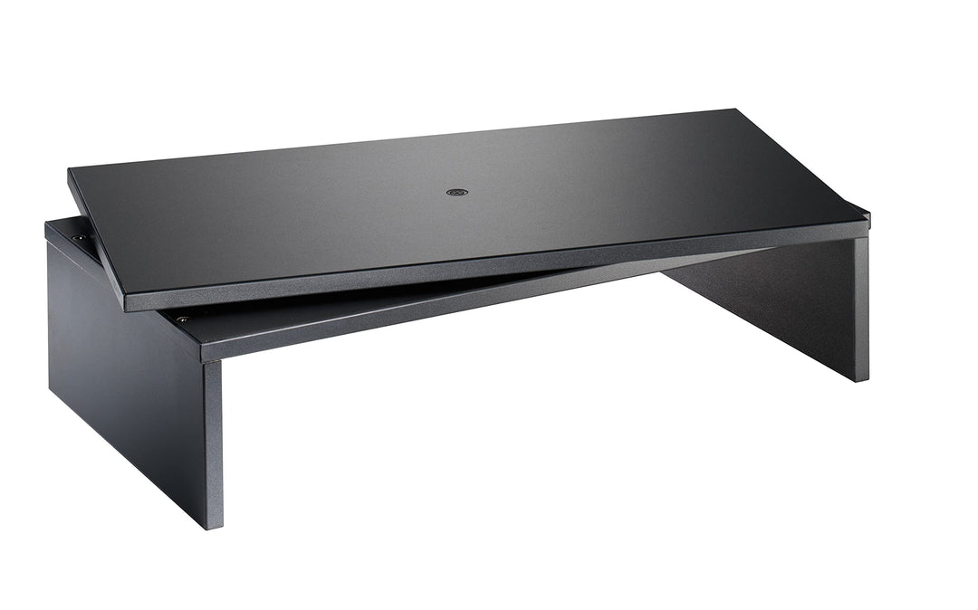 Meliconi SPACE SYSTEM TV DESK, Schwenkbarer TV- und Monitorständer, um 360° Drehbarer Fuss, Belastba