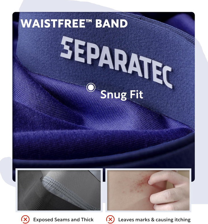 Separatec Herren Boxershorts 4er Pack Doppelbeutel Dual Pouch, Bambus Unterhosen Männer, Stretcken H