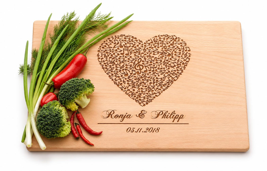 Personalisiertes Schneidebrett | Handgefertigt Frühstücksbrettchen | Hochzeitsgeschenk | Geschenke f