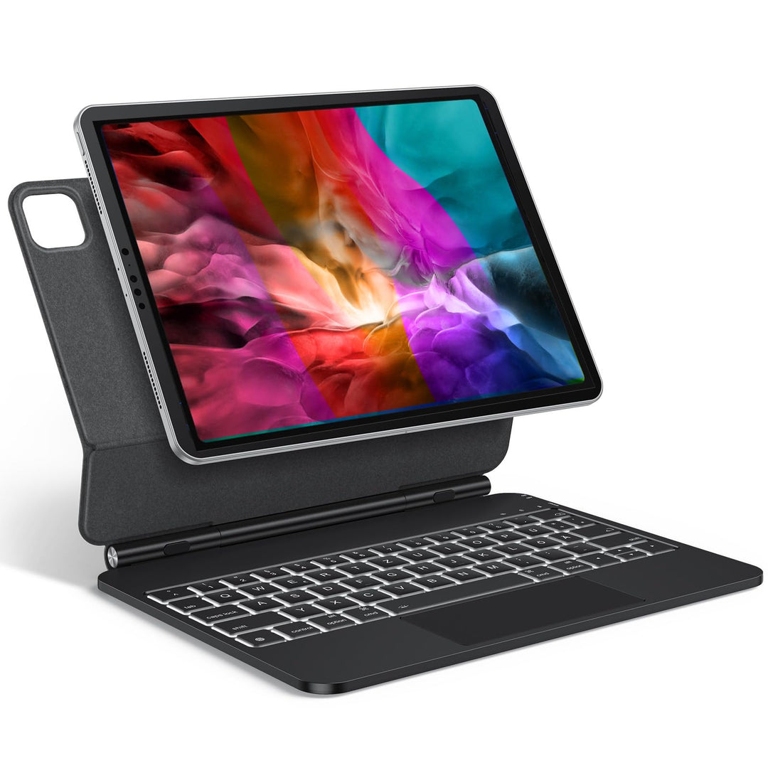 TECURS Tastatur Hülle für iPad Air 11 Zoll (M2 2024) /iPad Air 6/5/4/ iPad Pro 11(4/3/2/1 Gen) mit T