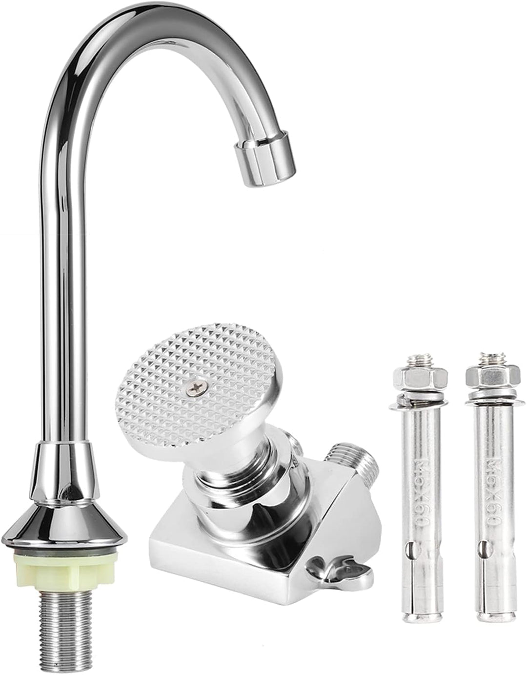 Bar Waschbecken Wasserhahn, Kupfer Boden montiert Fusspedal Becken Wasserhahn Waschbecken Wasserhahn