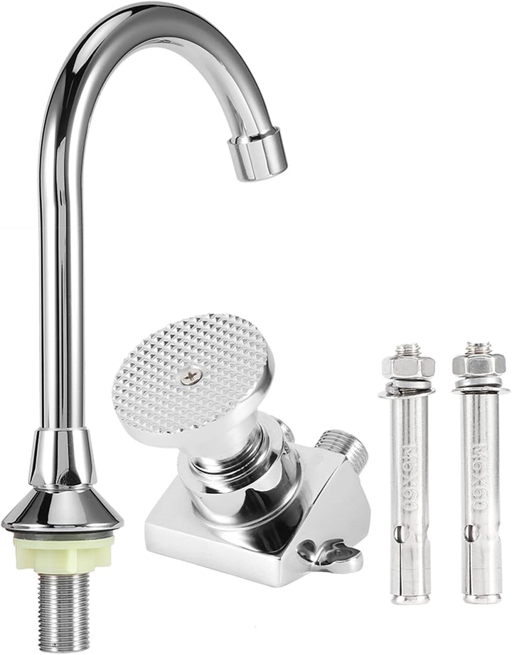 Bar Waschbecken Wasserhahn, Kupfer Boden montiert Fusspedal Becken Wasserhahn Waschbecken Wasserhahn