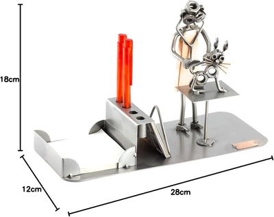 Steelman24 I Schraubenmännchen Tierarzt Schreibtisch Organizer I Made in Germany I Handarbeit I Gesc