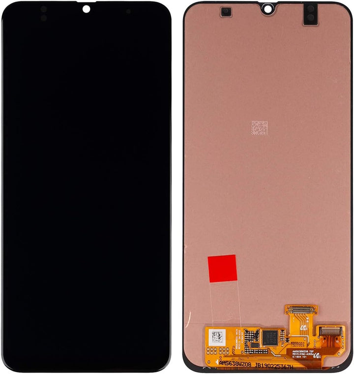 swark Display OLED Kompatibel mit Samsung Galaxy A30 A305（Schwarz Ohne Rahmen LCD Display Touchscree
