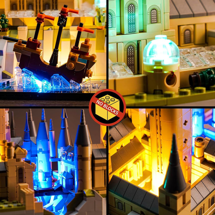Led Licht Set Kompatibel mit Lego 76419 Hogwarts Castle and Grounds (Kein Lego), Dekorationsbeleucht